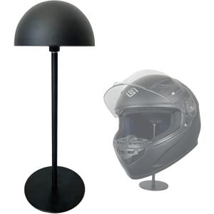 Helmet Stand - Metal Rotation Stand for Motocycle, Caps, Hats & Rugby Helmets (halfball*1)