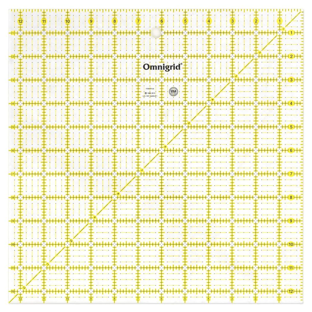 Omnigrid R125 Quilter's Square, 12-1/2 x 12-1/2-Inch
