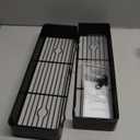 Kitsure Shower Caddy - 2 Pack Adhesive Shower Organizer, Rustproof Metal Shelves, No-Drill Bathroom Organizers and Storage, Black, XX-Large