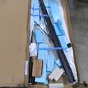 28" W x 72" H Frameless Shower Door, Pivot Swing Shower Glass Door with 1/4" (6mm) Clear SGCC Tempered Glass, Bathroom Shower Door Reversible Installation, Matte Black