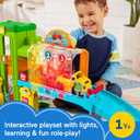 Fisher-Price Little People Toddler Playset Light-Up Learning Garage with Smart Stages Plus Toy Car and Ramp for Ages 1+ Years, Medium