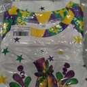 Kids Mardi Gras Shirt Girls Boys Fat Tuesday Shirts New Orleans Carnival Party Mask Graphic Outfits (White)