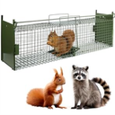 40 Inch 2Door Humane Live Animal Trap Cage  Humane Catch and Release Traps for Stray Cats, Raccoons, Skunks, Squirrels, Groundhogs  Extra Large Outdoor Steel Trap