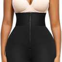 SHAPELLX Women High Waist Leggings Tummy Control ElasticFuse Waistband Shaping Leggings Waist Trainer Yoga Pants XL