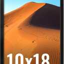 LaVie Home 10x18 Picture Frame for Wall Display, 10x18 Black Picture Frame with HD Plexiglas, 10 x 18 Poster Frame 1 Pack, Display Frame for Vertical or Horizontal, Classic Collection