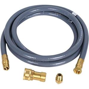 GasSaf 10 FT 1/2" ID Natural Gas Hose With Quick Connect Fitting, Conversion Kit for Gas Grill, Generator, Patio Heater and More - CSA Certified