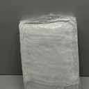 JOLLYVOGUE White Comforter Full Size, 3 Pieces Seersucker Lightweight Full Size Bedding, All Season Fluffy Microfiber Bedding Comforter Set with 1 Ruffle Comforter and 2 Ruffle Pillowshams