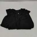 Men's Mesh Sheer See Through Long Sleeve Rave Disco Outfit Collar Button Front Party Shirt Tops (3X-Large, Black)