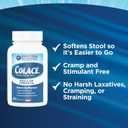 Colace Stool Softener 100 mg, 250 Capsules, Constipation Relief, Docusate Sodium, Gentle Docusate, Stimulant-Free, Regular Strength, #1 Doctor Recommended Stool Softener Brand