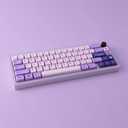 Hyekit PBT Keycaps, 132 Keycaps Dye-Sublimation Cherry Profile Botanical Keycap for Cherry MX Mechanical Keyboards (Witch Emilia)