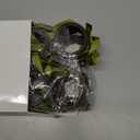 12 Set Christmas Napkin Rings Wooden Bow Napkin Rings Velvet Bow Holder for Holiday Birthday Party Anniversary Dinner Wedding Dining Table Decoration (Olive Green)