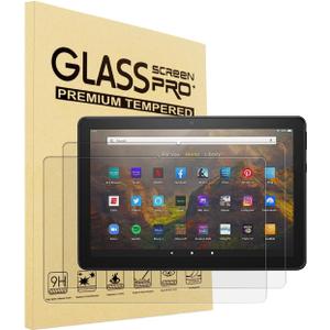 i-Tensodo 2 Pack Tempered Glass Screen Protector For All-new Fire HD 10 tablet/Fire HD 10 Plus (13th, 2023), 2.5D, 9H Hardness