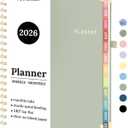 2026 Planner, Forvencer Calendar Planner Weekly and Monthly, Jan 2026-Dec 2026, 8.5" X 11", Hardcover Agenda Book, Daily Journal Organizer with Inner Pocket, Notebook for Office School, A4, Green