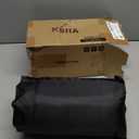 KSIIA Washable Dog Bed Deluxe Plush Dog Crate Beds Comfy Kennel Pad Anti-Slip Pet Sleeping Mat for Large, Jumbo, Medium, Small Dogs Breeds, 23" x 18", Gray (Grey)