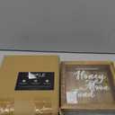 Juvale Honeymoon Fund Box Wedding Decorations for Reception - 7 x 7 Inch Wooden Rustic Wedding Card Box