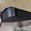 3-Tier Plastic Rolling Utility Cart with Handle, Multi-Functional Storage Trolley for Office, Living Room, Kitchen, Movable Storage Organizer with Wheels, 40×15 inch, Black