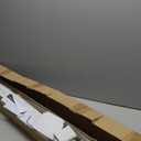 EaseLife 5FT Bypass Double Sliding Barn Door Hardware Kit, Single Track, Slide Smoothly Quietly, Easy Install (5FT Track Kit for Double 35" Wide Door)