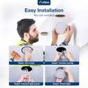 Amico 12 Pack 6 Inch 5CCT Ultra-Thin LED Recessed Ceiling Light with Junction Box, 1050LM Brightness, Dimmable Canless Wafer Downlight, 12W, ETL&FCC (White)