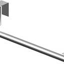 Over Cabinet Towel Bar 9" Kitchen Towel Rack - Silver, Stainless Steel Towel Holder for Cabinet - 1 Pack