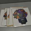 5 x Magic Ants 3D Pop-Up Halloween Bouquet Greeting Card  Spooky and Festive Decorations  Includes Envelope  Perfect for Halloween Celebrations