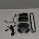 Dual Charging Station for PS5 Controllers Only with 2 Charging Holder, with 2 Non-Charging Controller Holder for Xbox/PS5/PS4/Switch/PC, Dynamic Lights, 2 USB Ports, Detachable Controller Stand