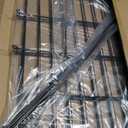 Decorative Garden Fence 32in (H) x12ft (L), 5 Pack No Dig Fence Animal Barrier for Dog with Lock, Arched Flower Bed Edging, Wire Border Panel Fencing for Yard Patio Outdoor Decor