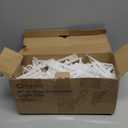 All In One Christmas Light Clip, Universal Gutter and Shingle Clip for C7, C9 and Mini Lights, 100 Pack (White)