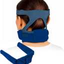 Vive CPAP Strap Cover for Neck - Neck Pad for BiPap Headgear Masks - Comfort & Prevent Lines - Universal Fit, Breathable, Machine Washable Cushions Accessories (Blue)