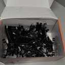 HUHOLE 50 Pack Gridwall Hooks 4 Inch  Black Metal Display Hangers for Wire Grid Panel  Heavy Duty Retail Store Fixtures, Garage Organizer, Craft Fair & Jewelry Rack (20lbs Capacity)