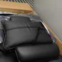 GTRACING Big and Tall Gaming Chair 400lbs Heavy Duty Office Chair with Footrest, High Back Pocket Spring Lumbar Support, Ergonomic Wide Comfy Seated Cushion for Lower Back Pain Relief, Earth-Black