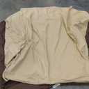 Vailge Rectangular/Oval Patio Table Cover, Heavy Duty and Waterproof Outdoor Lawn Patio Furniture Covers, Large Beige & Brown