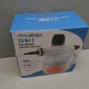 LABIGO Steam Cleaner, Pressurized Handheld 13pcs Multi-Purpose Natural Deep Cleaning Steamer, Portable Steamer for Cleaning Home, Grout, Kitchen, Car, Window, Upholstery, Bathroom and Clothes, White