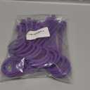 Lenwen 75pcs Clay Target Holders, Versatile Clay Pigeon Hooks Hanging Target Hangers for Outdoor Shooting Practice (Purple)
