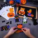 Copkim 30 Sets Halloween Craft Kit DIY Halloween Pets Magnet Craft Make Your Own Pet Decorations for Fun Home Activity Party Supplies Adults