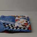 NoJo Disney Cars Radiator Springs White, Blue, and Red Lightning McQueen and Tow-Mater 4 Piece Toddler Bed Set - Comforter, Fitted Bottom Sheet, Flat Top Sheet and Reversible Pillowcase