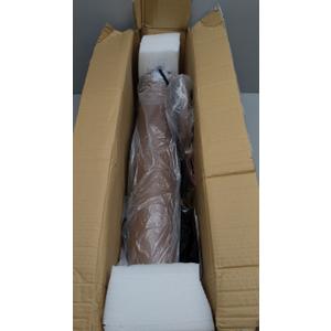 Portable Heater Outdoor Infrared 1500W 8 Heat Levels 8H Timers Carbon Fiber Tube Tip-Over&Overheat Protection IP45 Waterproof Electric Garden Heater, Deep Brown