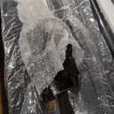 Queen Size Bed Frame, Queen Bed with Charging Station Headboard and LED Lights, Platform Bed with Metal Slats, No Box Spring Needed