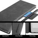 Magnetic Case for 7.3" Remarkable Paper Pro Move Tablet 2025 | Slim Lightweight PU Leather | Book Folio Cover | with Pen Clasp | Smart Auto Sleep/Wake | (Grey)