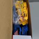 Dollox Parking Garage Toy Playset, Race Car Ramp Track Toys Sets Garage Playset with 6 Little Alloy Racer Cars Adventure Track, 3 Parking Levels Christmas Birthdays Gifts for Age 3-7 Boys Girls