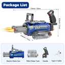 Electric Water Gun for Adults & Kids, Voice Control Automatic Water Guns, 26-30 FT Long Range Gatling Watergun with LED Lights (Voice Control Water Guns)