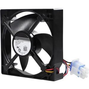 WR60X25858 WR60X10352 WR60X35669 WR60X35206 WR55X11152 Evaporator Fan Motor Compatible with GE Refrigerator Freezer Cooling Fan U11P14MS7A3-57A61 239D1371P002 Replaces WR60X10340 Size: 4.4x4.4 Inches