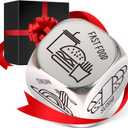 9 x Valentines Day for Him Gifts, Men Gifts for Him Valentines Day, Anniversary for Couple Boyfriend Husband Gift, Funny Date Night Dice for Men Couple, Birthday Wedding Gift