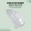 Selgo Replacement Dirty Tank for Bissell Little-Green Portable Carpet Cleaners 1400 3353 3369 Series & More OEM # 2037144 Tank White