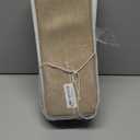 Kntiwiwo Small Fabric Storage Bins, 15x6x5 inch Narrow Storage Baskets 4-Pack Long Storage Basket for Organizing with Handles, Decorative Basket for Closets, Shelves, Toilet Paper, Beige