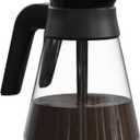 Coffee Bar 6-Cup Glass Replacement Carafe Compatible with Ninja CF080, CF080C, CF080CCO, CF080A, CF080Z, CF080Q, CF080W, CF081, CF081C, CF082 Coffee Bar Brewers