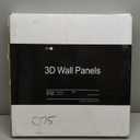 Art3d Slat Wall Panel, 3D Fluted Textured Panel 12-Tile 19.7 x 19.7in. - Cover 32 Sq.Ft., Black