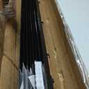 Metal Fence Post Black 4.8 feet, Pack of 8, T Posts for Wire Fence, No Dig Steel U Posts Fencing for Lawn Garden Wire Mesh Fence Poles Sign Outdoor Light Duty