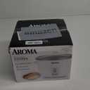 Aroma Housewares Aroma 6-cup (cooked) 1.5 Qt. One Touch Rice Cooker, White (ARC-363NG), 6 Cup Cooked/ 3 Cup Uncook/ 1.5 Qt.