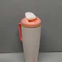 Owala FreeSip Tumbler - Stainless Steel-40-oz.-Orange/Tan(Sparkling Sherbet)