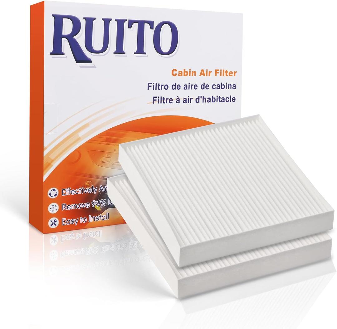 RUITO Cabin Air Filter, Fits Accord 2003-21, Civic 2006-15, CR-V 2007-16, Odyssey 2005-17, Pilot 2009-21, Ridgeline 2006-20, Crosstour 2012-15, Passport 2019-21, Replacement for CF10134, CP134